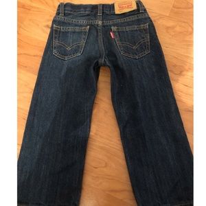 Toddler Levis 505 Regular navy blue jeans